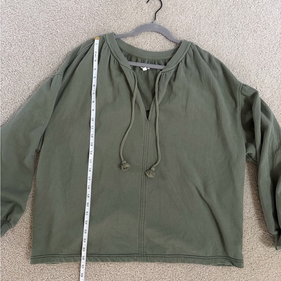 Aerie Olive Green Easy Street Pullover Sweater - Picture 6 of 12